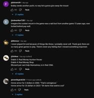 YouTube community sharing their thoughts on the streamer's clip (Image via Asmongold Clips/YouTube)